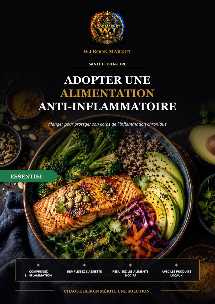 Couverture du guide WJ-0025 : Adopter une alimentation anti-inflammatoire