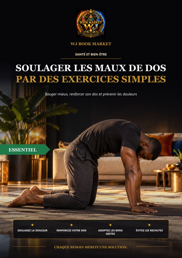 Couverture du guide WJ-0026 : Soulager les maux de dos par des exercices simples