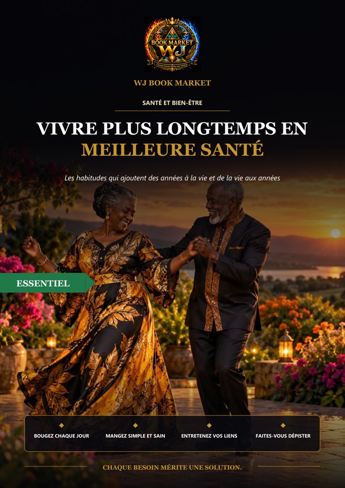 Couverture du guide WJ-0040 : Vivre plus longtemps en meilleure santé