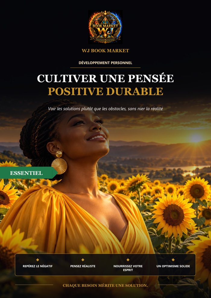 Couverture du guide WJ-0045 : Cultiver une pensée positive durable