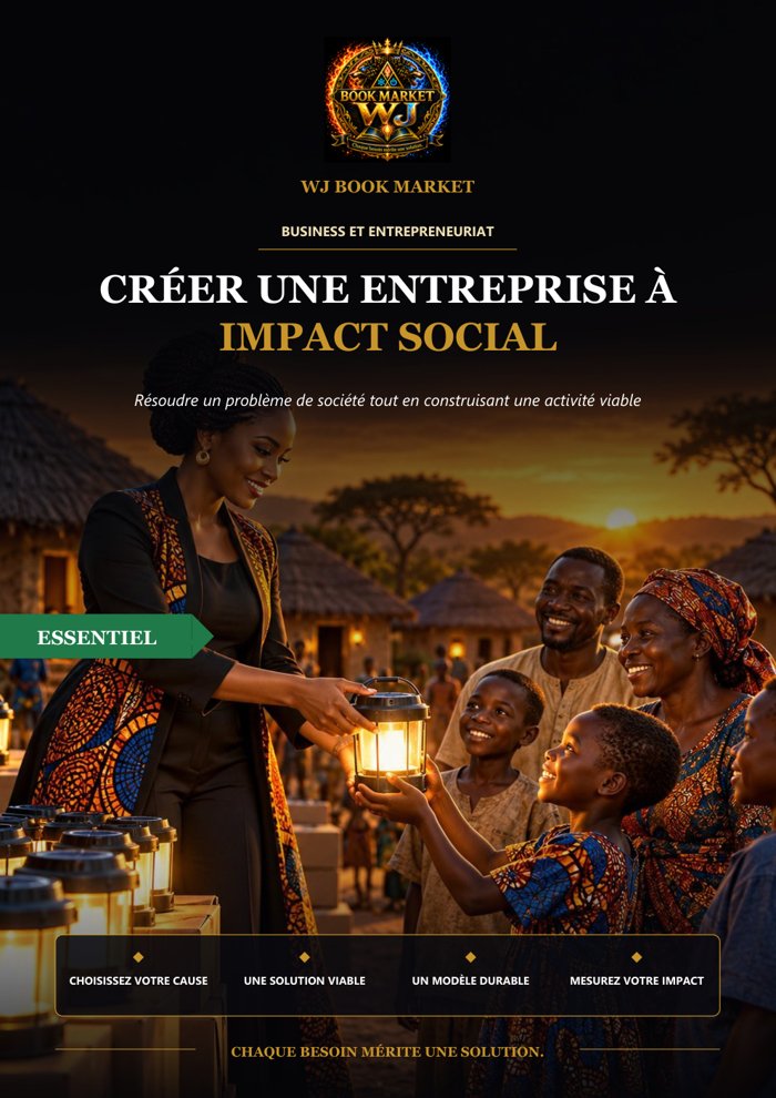 Couverture du guide WJ-0098 : Créer une entreprise à impact social