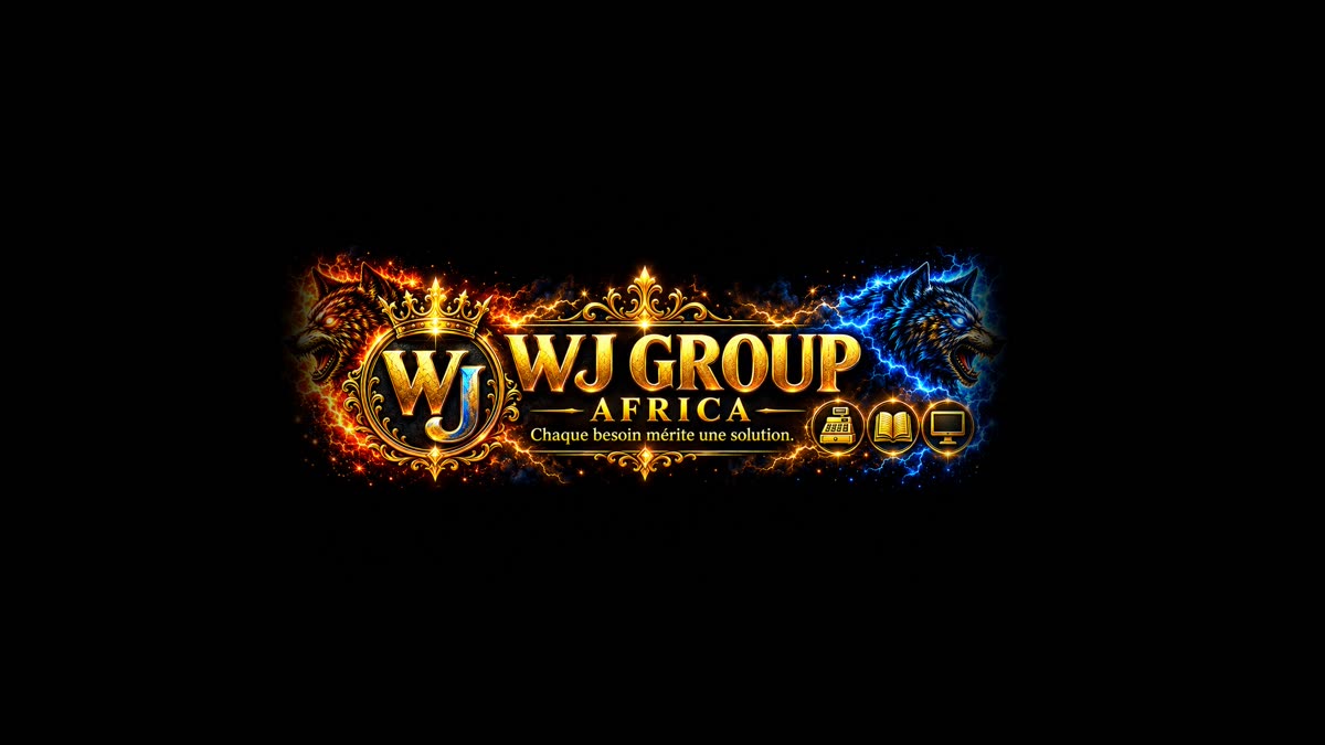 Bannière YouTube de WJ GROUP Africa